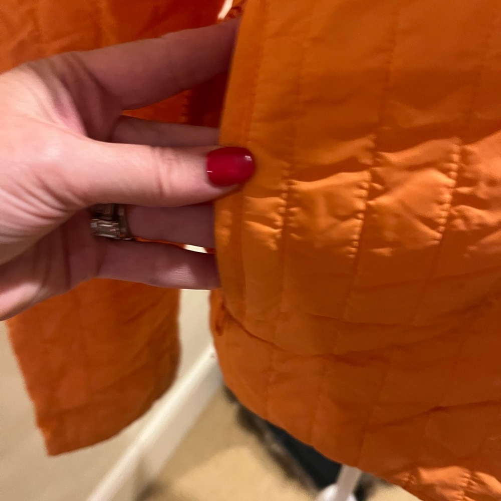 Lacoste Orange Reversible Jacket. Lightweight. Si… - image 3